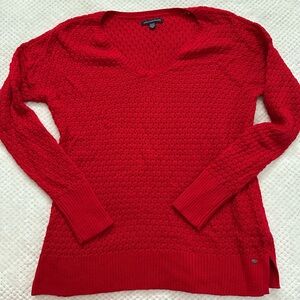 American Eagle - Soft Knit Red Sweater (Small)